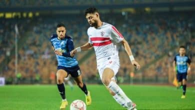 الزمالك وبيراميدز - الدوري المصري