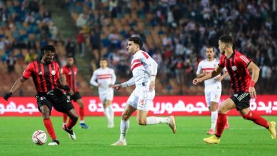 الزمالك والداخلية_الدوري المصري