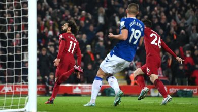 محمد صلاح - مباراة ليفربول وإيفرتون