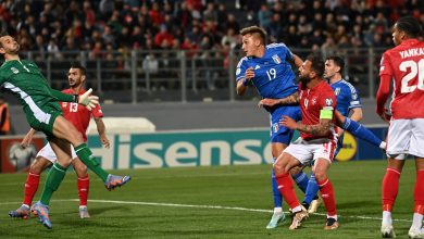 ماتيو ريتيجي - مباراة منتخب إيطاليا ومالطا