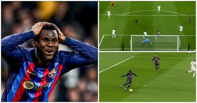 فرانك كيسييه في مباراة ريال مدريد وبرشلونة