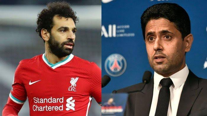 محمد صلاح - ناصر الخليفي - ليفربول - باريس سان جيرمان