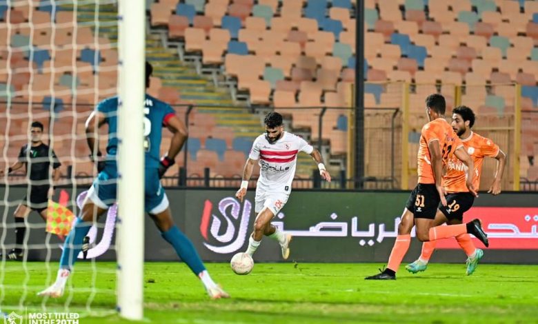 الزمالك وفاركو - الدوري المصري