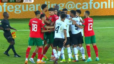 مصر والمغرب - أمم أفريقيا تحت 23 عامًا