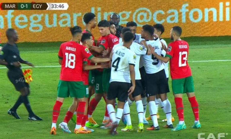 مصر والمغرب - أمم أفريقيا تحت 23 عامًا