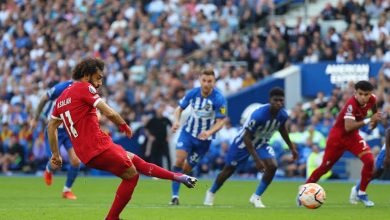 محمد صلاح - ليفربول ضد برايتون - الدوري الإنجليزي