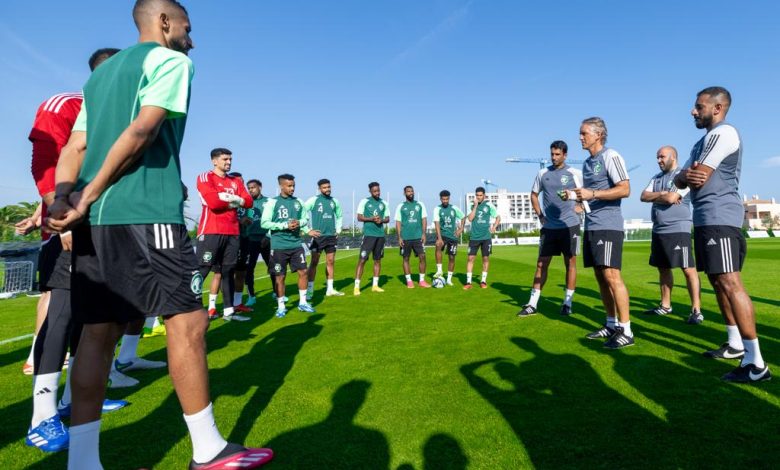 تدريبات منتخب السعودية