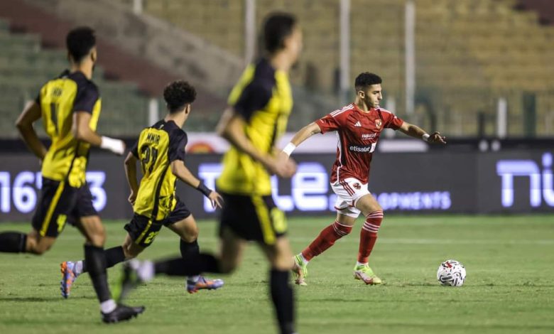 الأهلي والمقاولون العرب - الدوري المصري