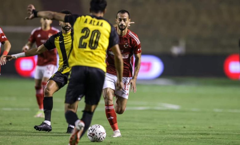 الأهلي والمقاولون العرب - الدوري المصري