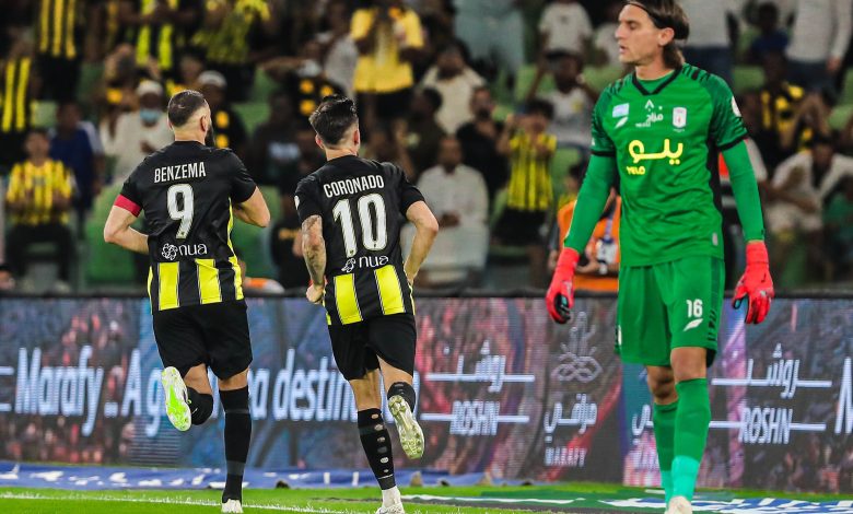 بنزيما - الاتحاد وأبها - الدوري السعودي