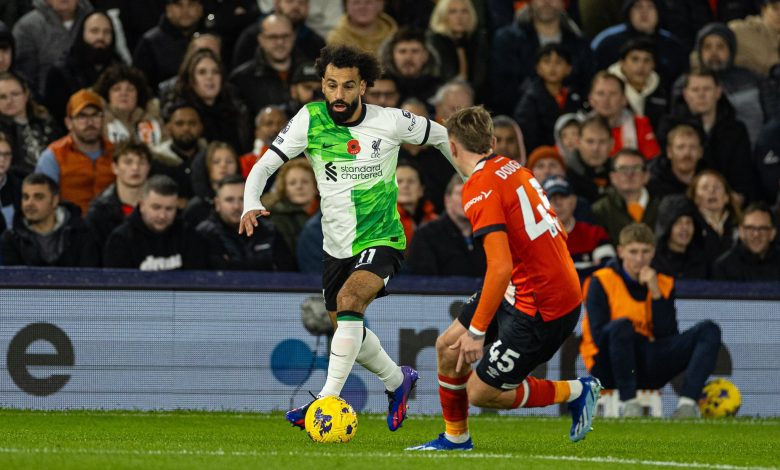 محمد صلاح - ليفربول ولوتون تاون - الدوري الإنجليزي