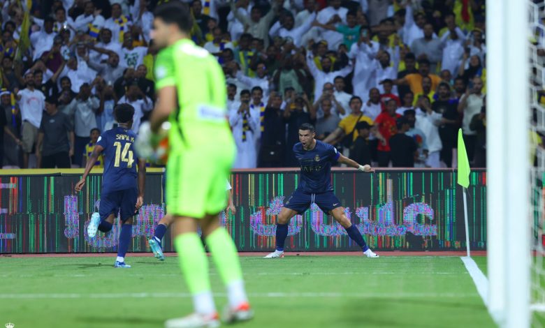 رونالدو - النصر والوحدة - الدوري السعودي