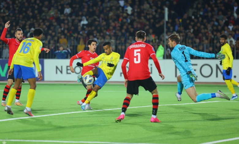 عبدالرحمن غريب - النصر السعودي ضد استقلال دوشنبة في دوري أبطال آسيا