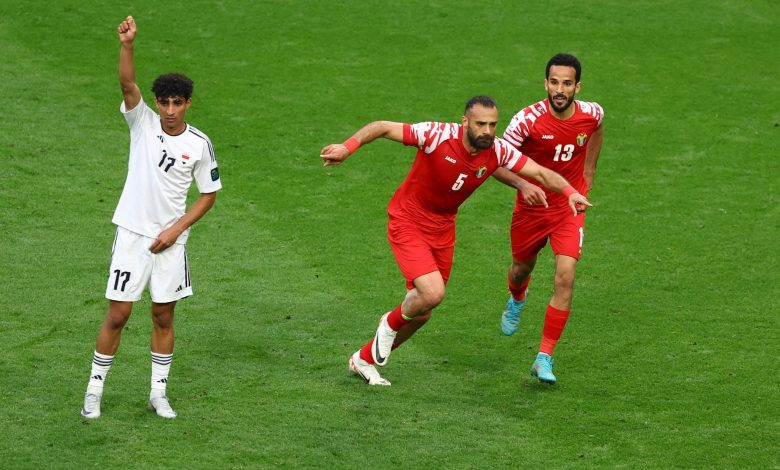 منتخب الأردن ضد منتخب العراق في كأس آسيا