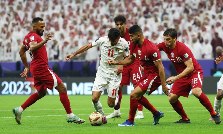 منتخب قطر والأردن - كأس آسيا 2023