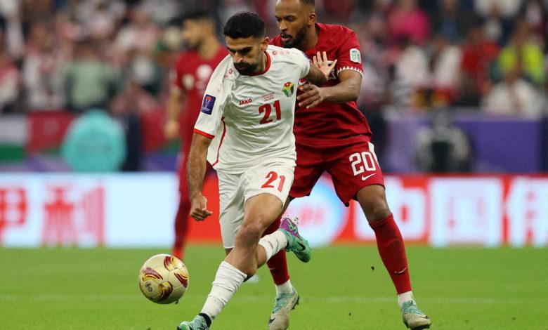 منتخب قطر والأردن ـ نهائي كأس آسيا 2023