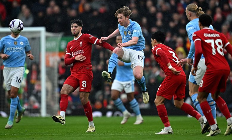 ليفربول ومانشستر سيتي - الدوري الإنجليزي