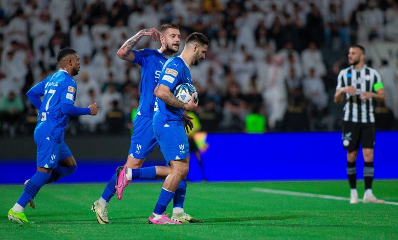 ميتروفيتش - الهلال والشباب - الدوري السعودي