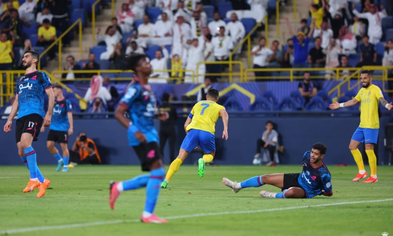 رونالدو - النصر - الوحدة - الدوري السعودي