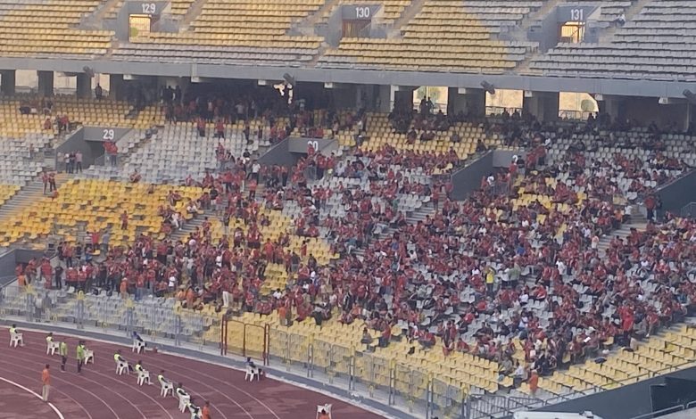 جماهير الأهلي - ملعب برج العرب