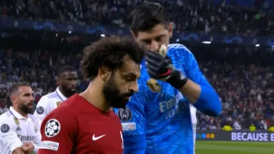 محمد صلاح وكورتوا